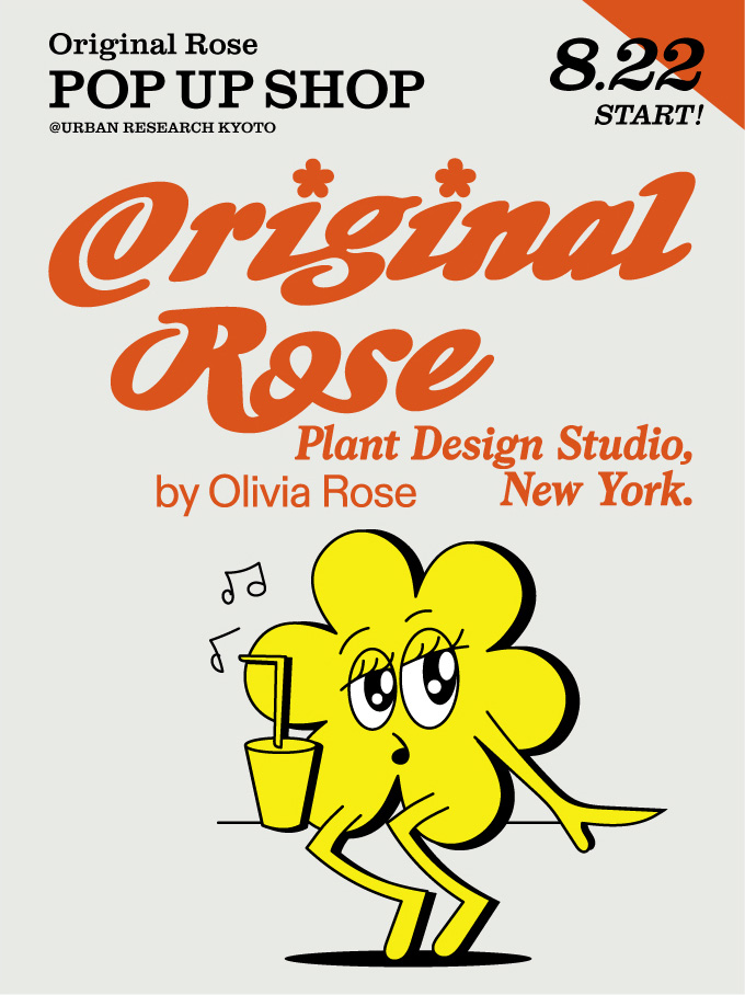 Original Rose POP UP SHOP – URBAN RESEARCH MEDIA