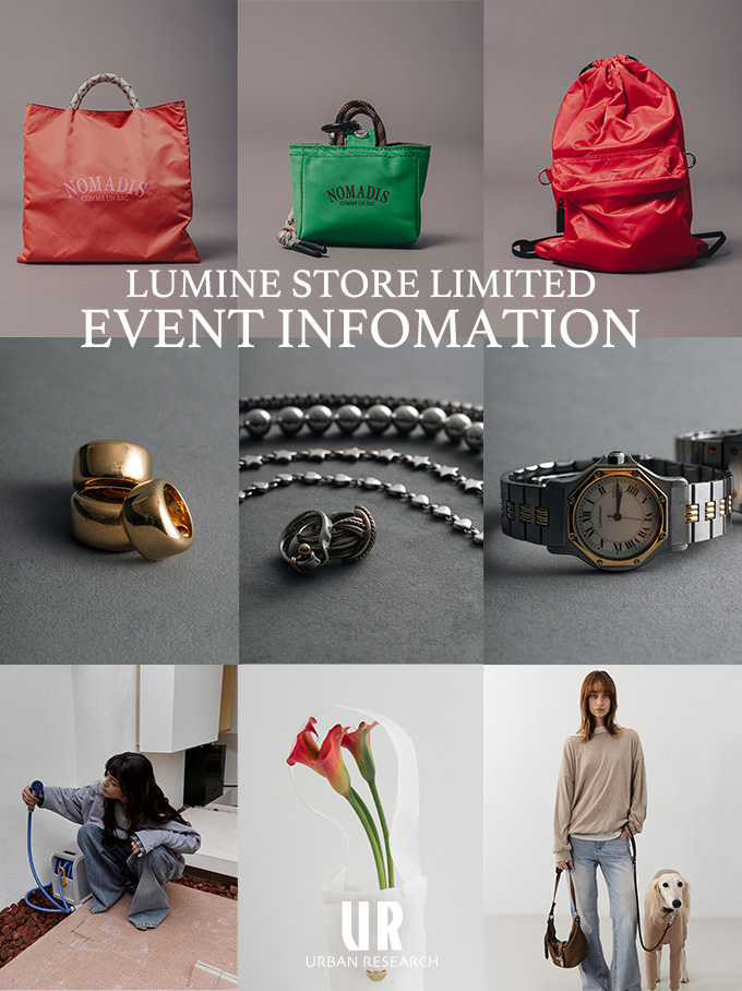 mimika　3点6千円7点1万円SALE開催中!!　アーバンリサーチ urban-research-osaka-expo-a-