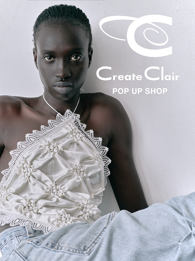 新規取り扱いブランド「Create Clair」 ルミネ新宿店でPOP UP SHOP開催