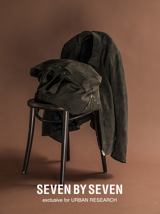 SEVEN BY SEVEN × URBAN RESEARCH 極上のスエードのブルゾンとバッグが