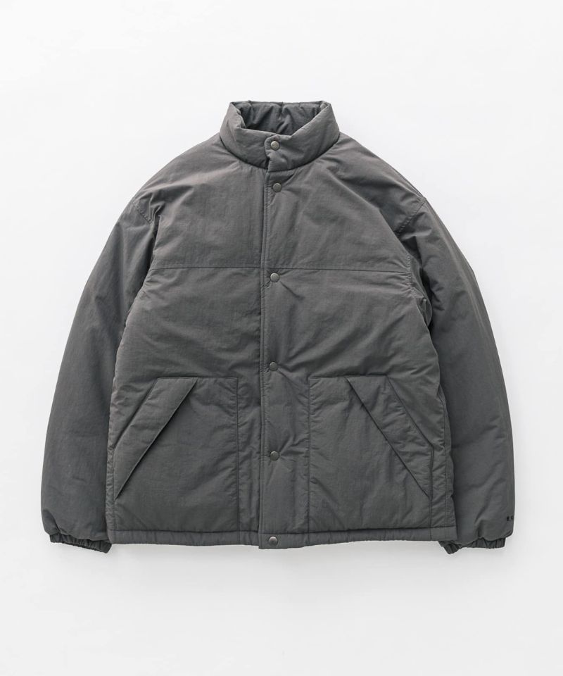 【EKALの定番機能性素材】ナイロンタッサー中綿ジャケット