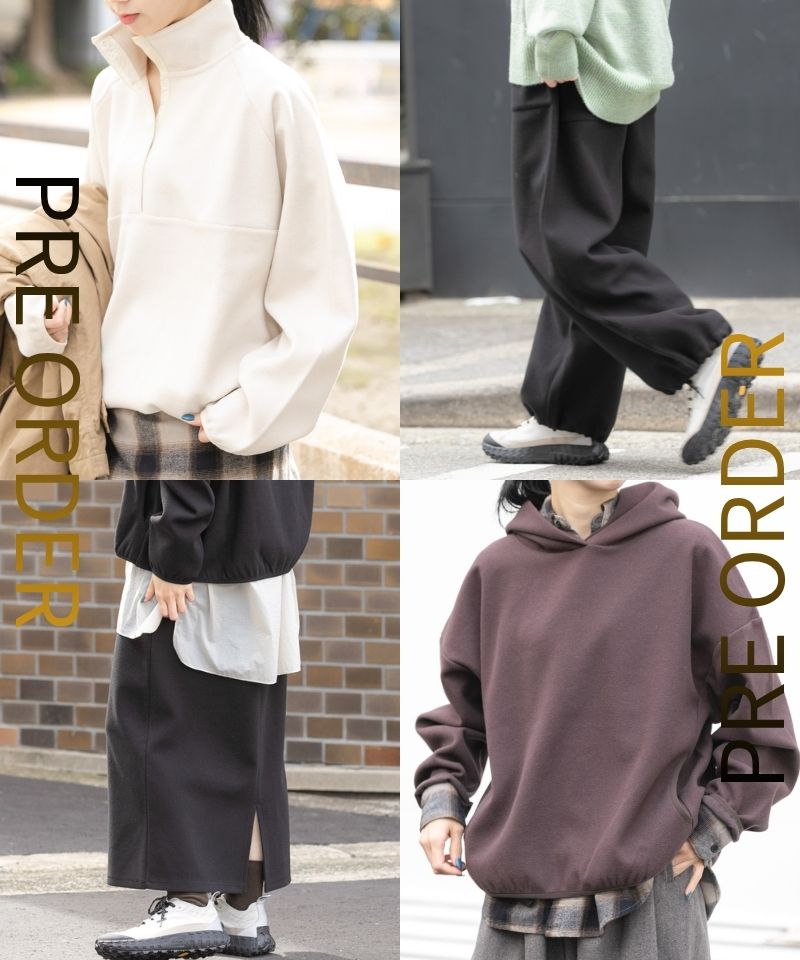 【PRE ORDER】抜群の着心地「ウォームドジャージ」