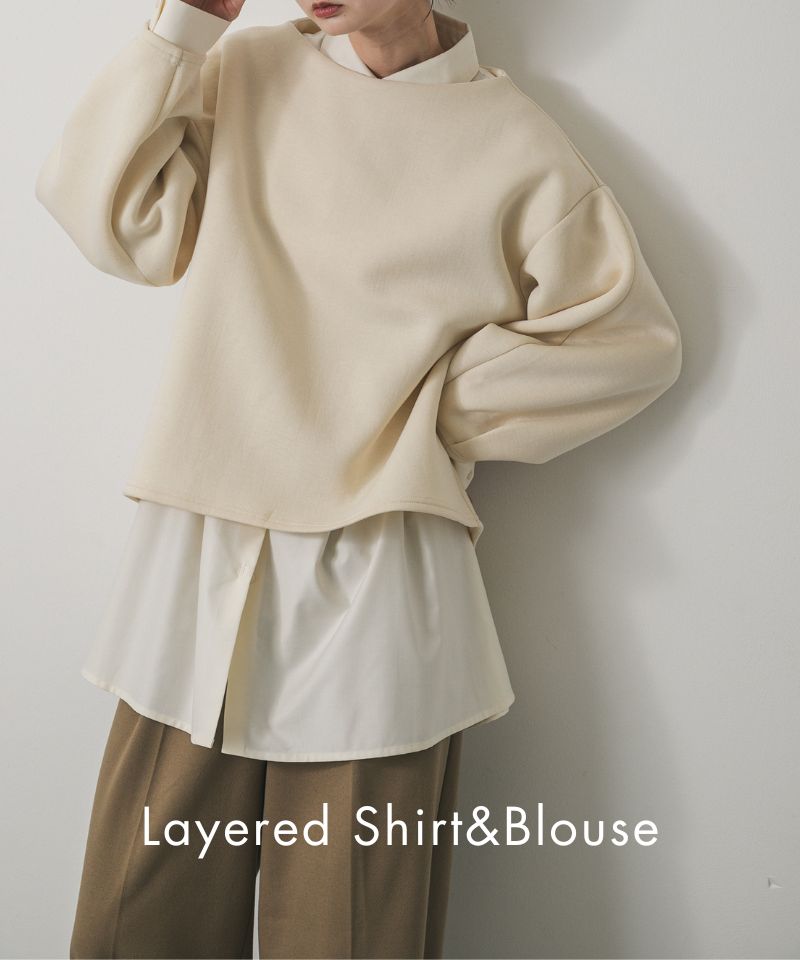 冬ニットと相性抜群！レイヤードで楽しむ「シャツ・ブラウス」