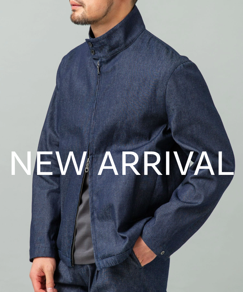 NEW ARRIVAL｜デニムで魅せる上品スタンドブルゾン