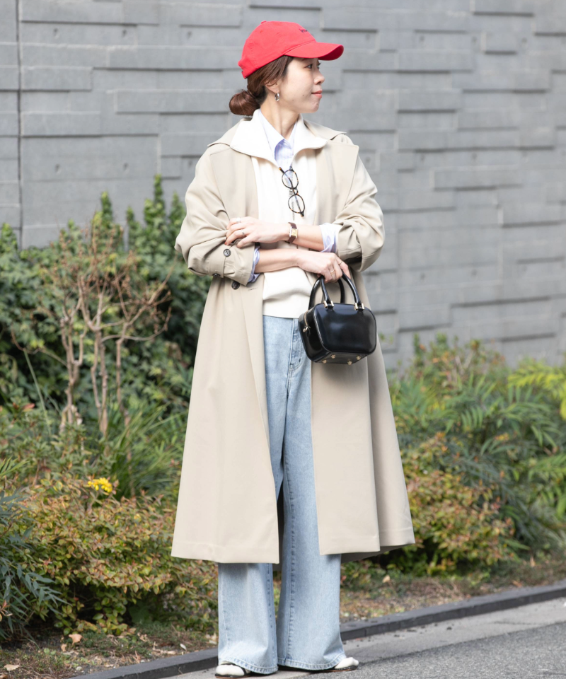 【毎年好評】機能性と美シルエットを兼ね備えたドロストトレンチコート