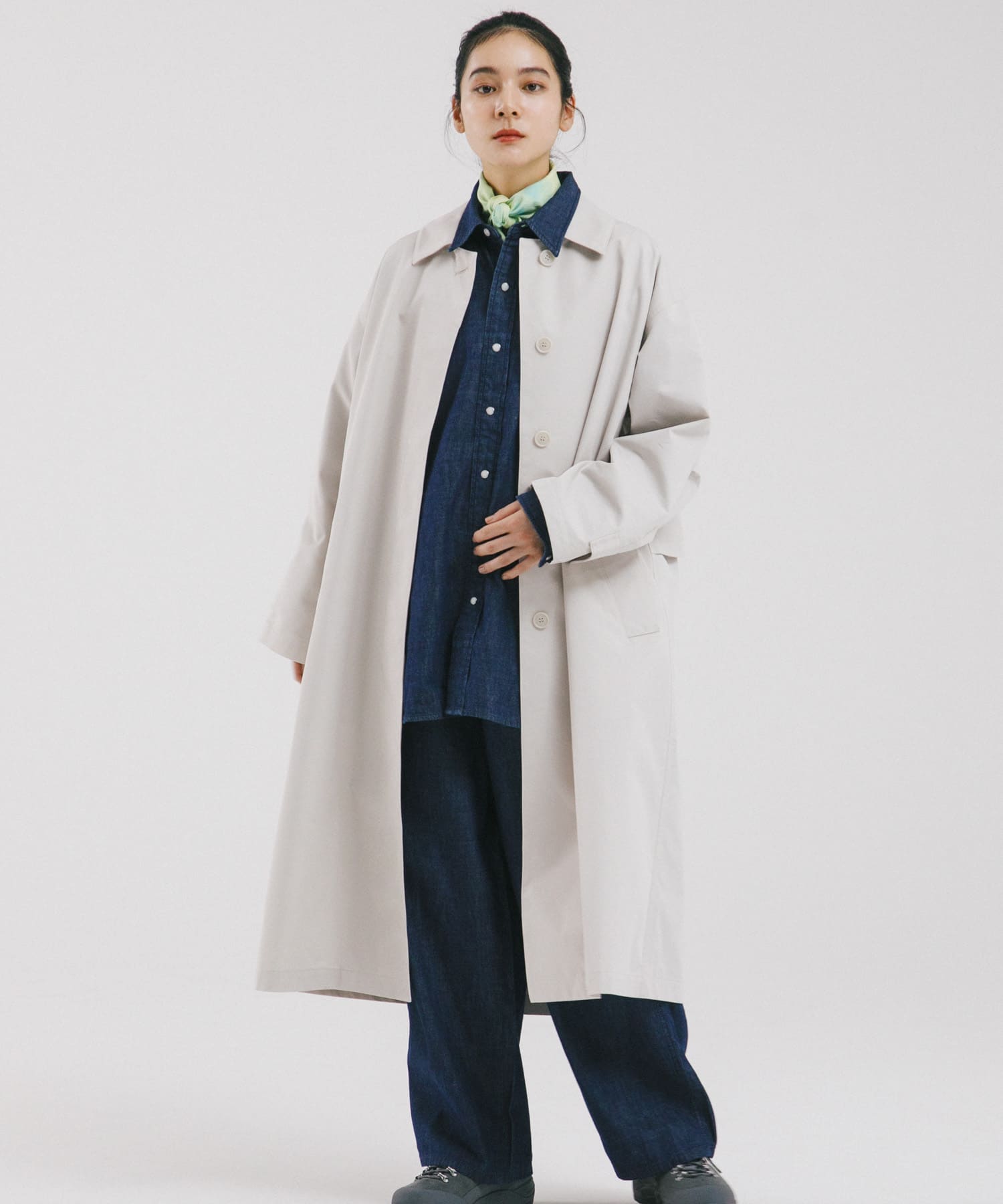 『アウトドア×クラシック』 T/Cツイルステンカラーコート