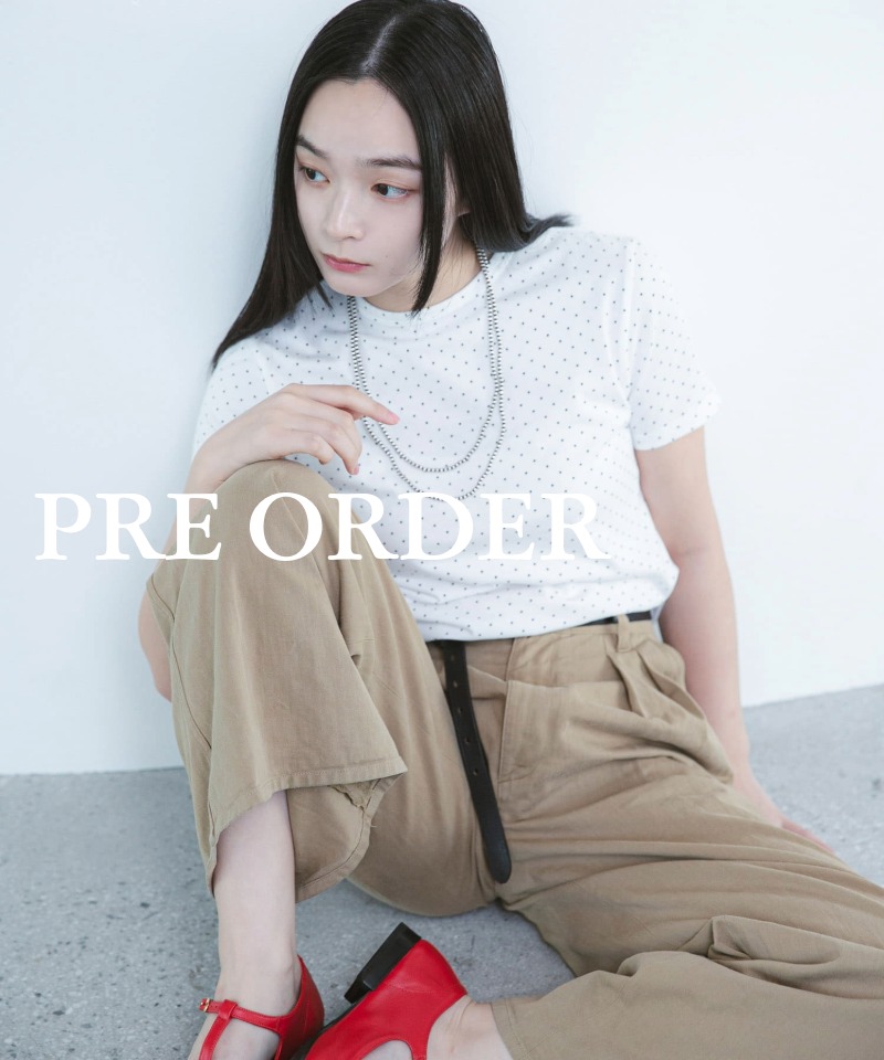 『Hanes×DOORS』ブランド初のドット柄Tシャツが登場