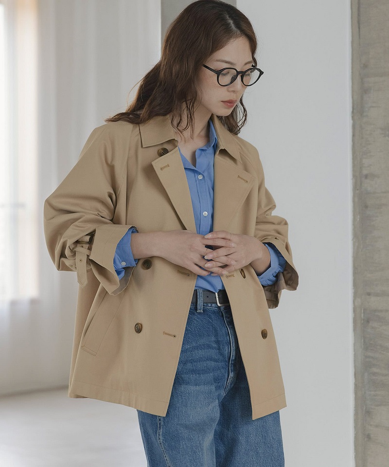 定番の撥水ショートトレンチコートが今年も登場！