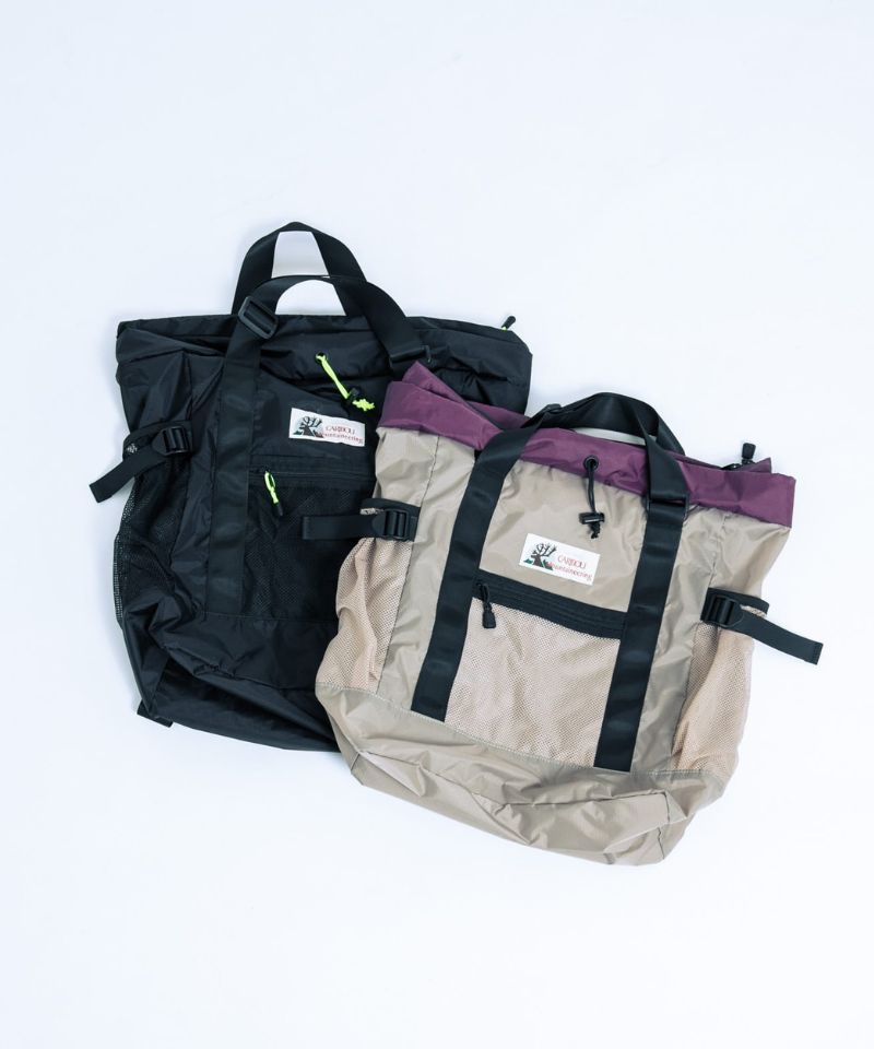 予約で人気のTOTEが通常販売開始！『別注』Caribou L. WEIGHT PACK TOTE