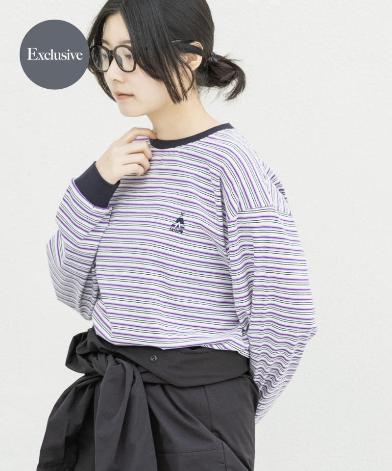 通常販売開始！『別注』La Hutte×EKAL MULTI BORDERLONG-SLEEVET-SHIRTS