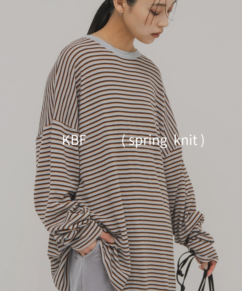 周りと差がつく、透け感SPRING KNIT！