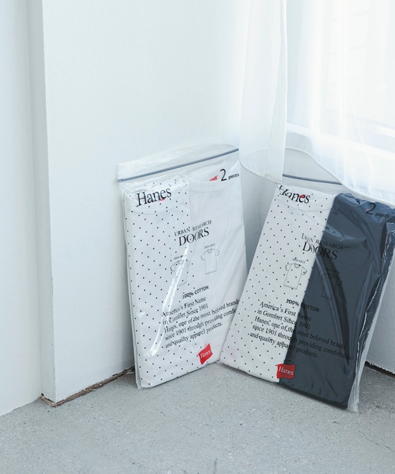『Hanes×DOORS』ブランド初のドット柄Tシャツ 待望の通常販売スタート