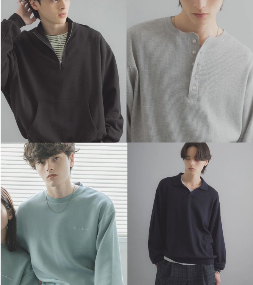 気温15度前後の最適解。迷わず着られる「今買い」トップス。