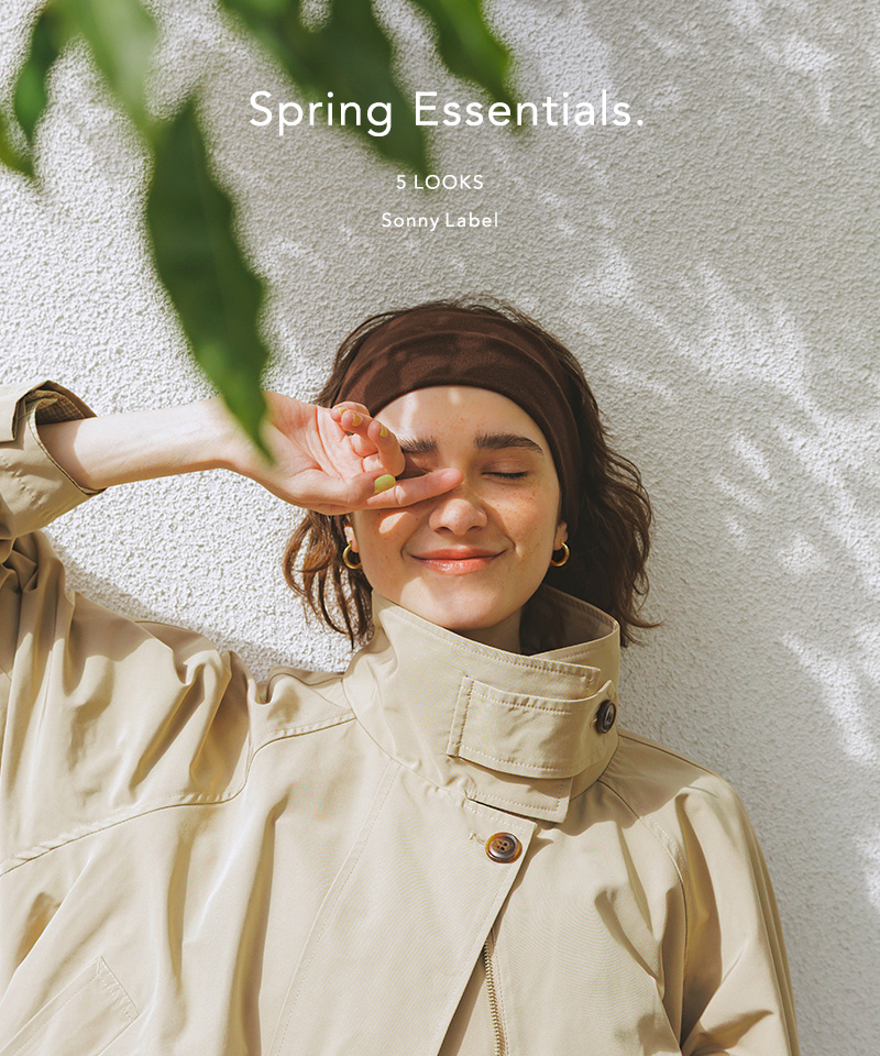Spring Essentialsー5 Looks