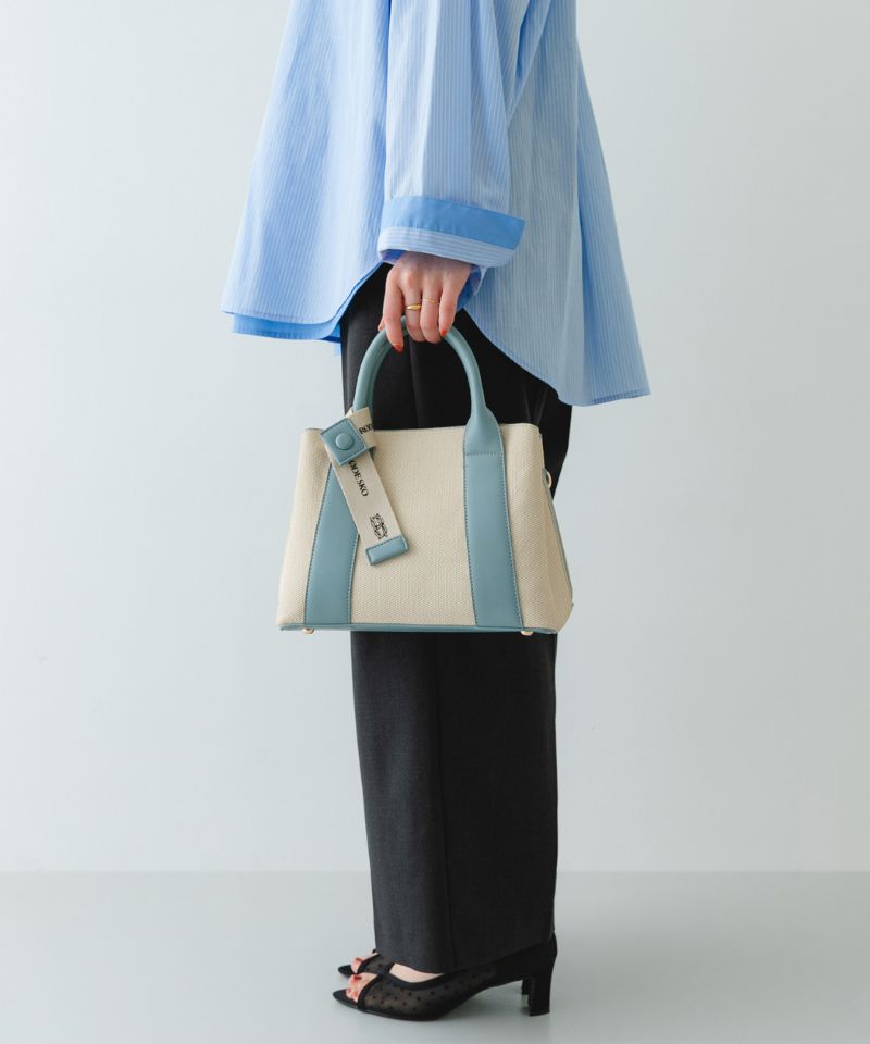 ロゴリボンハンドバッグに、シーズンムードを盛り上げる新色【OFFxSAX】が登場