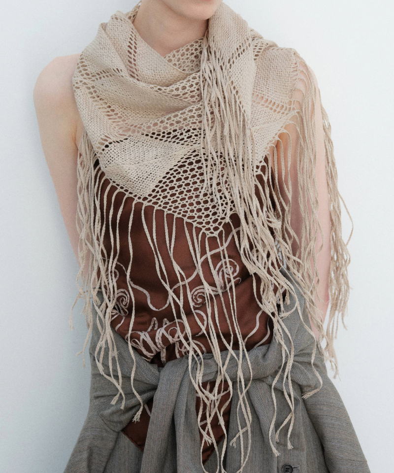 ASAUCE MELER | 幅広いスタイリングを楽しめるストールが入荷しました