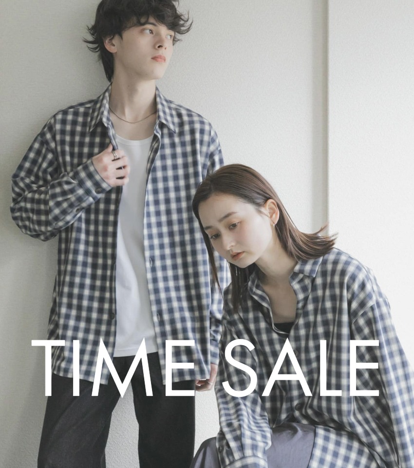 TIME SALE | 最旬アイテムが、期間限定プライス。