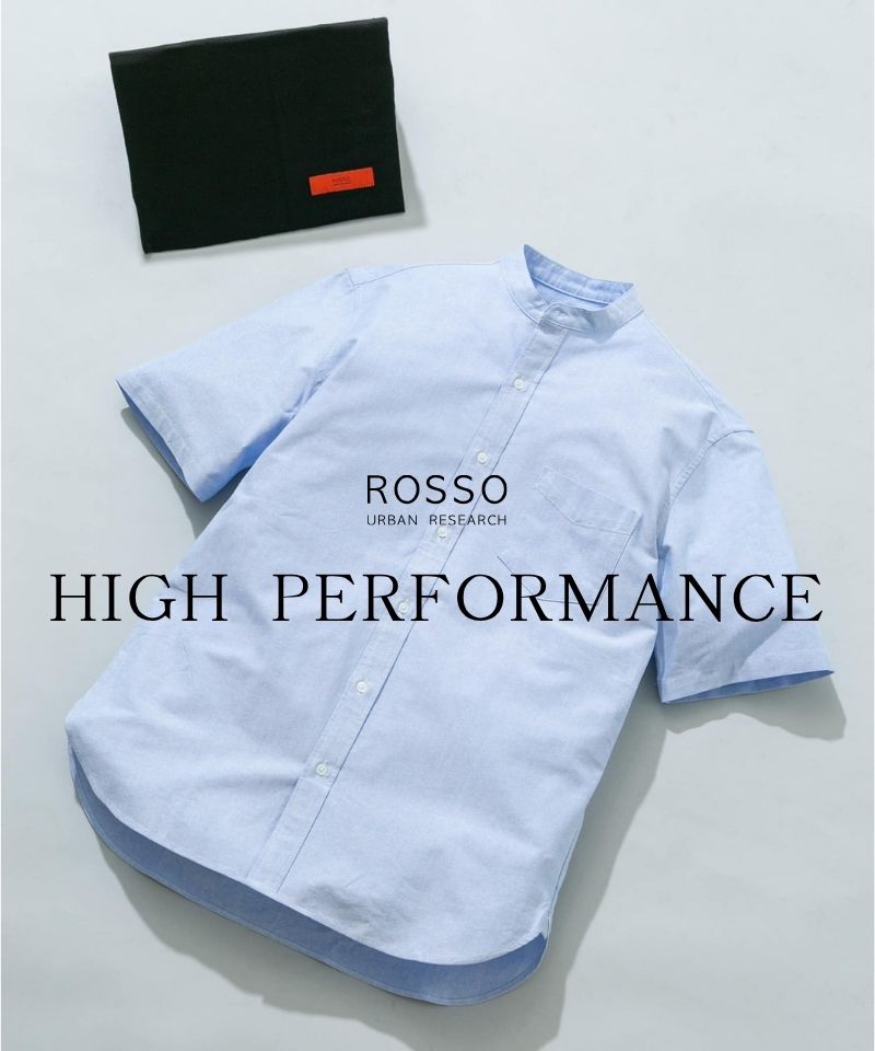 【抗菌/消臭】ROSSO-MENの定番シャツが半袖verで今季も登場