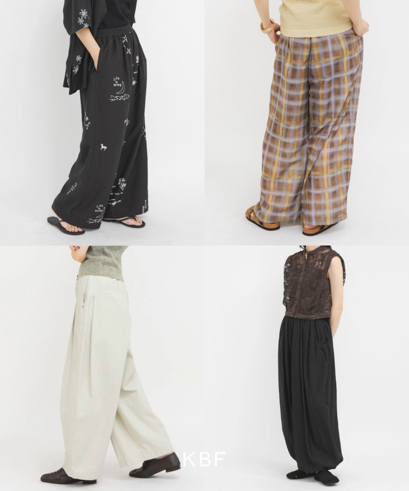 Wide & Easy Pants.