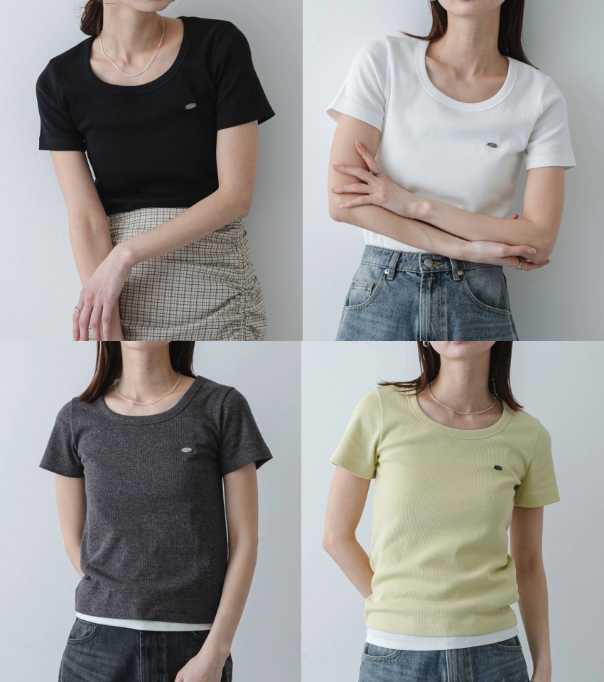 毎日手に取りたくなる、着回し自在の万能リブTシャツ