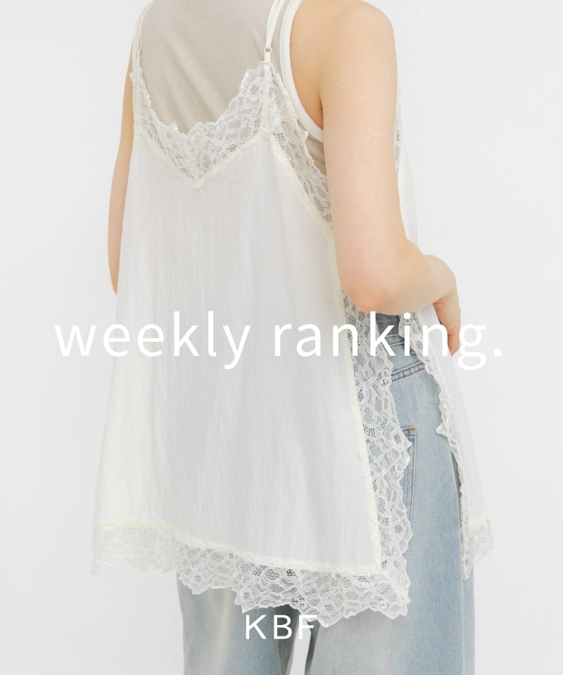 先週の人気アイテムランキングTOP15