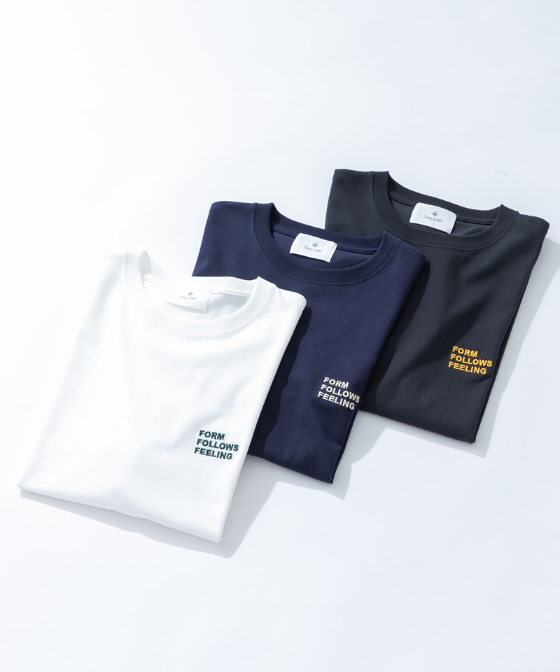 ワンポイントが映える、着回しやすい半袖Tシャツ