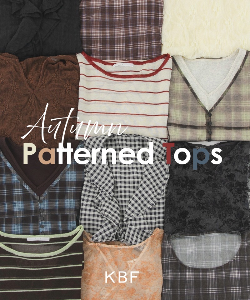季節を先取る"柄"TOPS