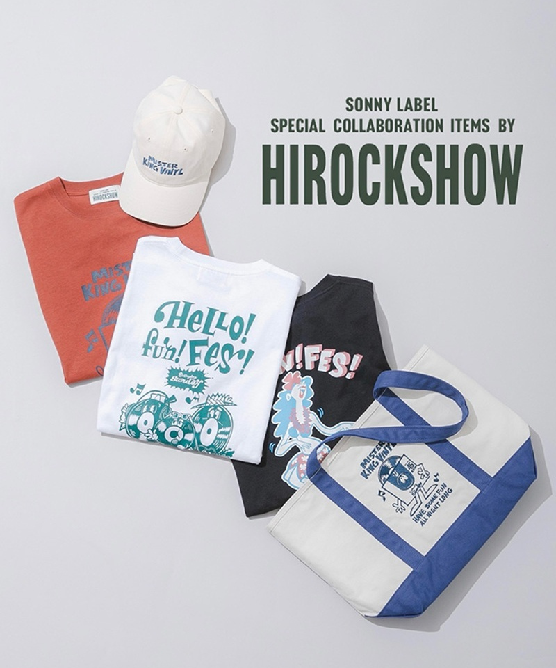 hirockshow. × Sonny Label Special Collaboration Items