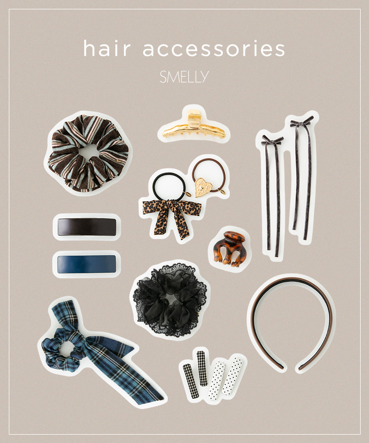シーズンムードを盛り上げる新作「hair accessories」