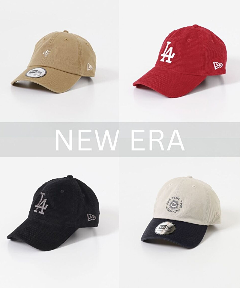 【New Era】気軽に取り入れやすいベースボールキャップ