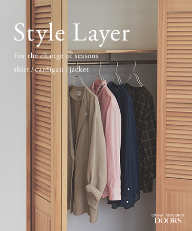 Style Layer shirt / cardigan / jacket｜DOORS