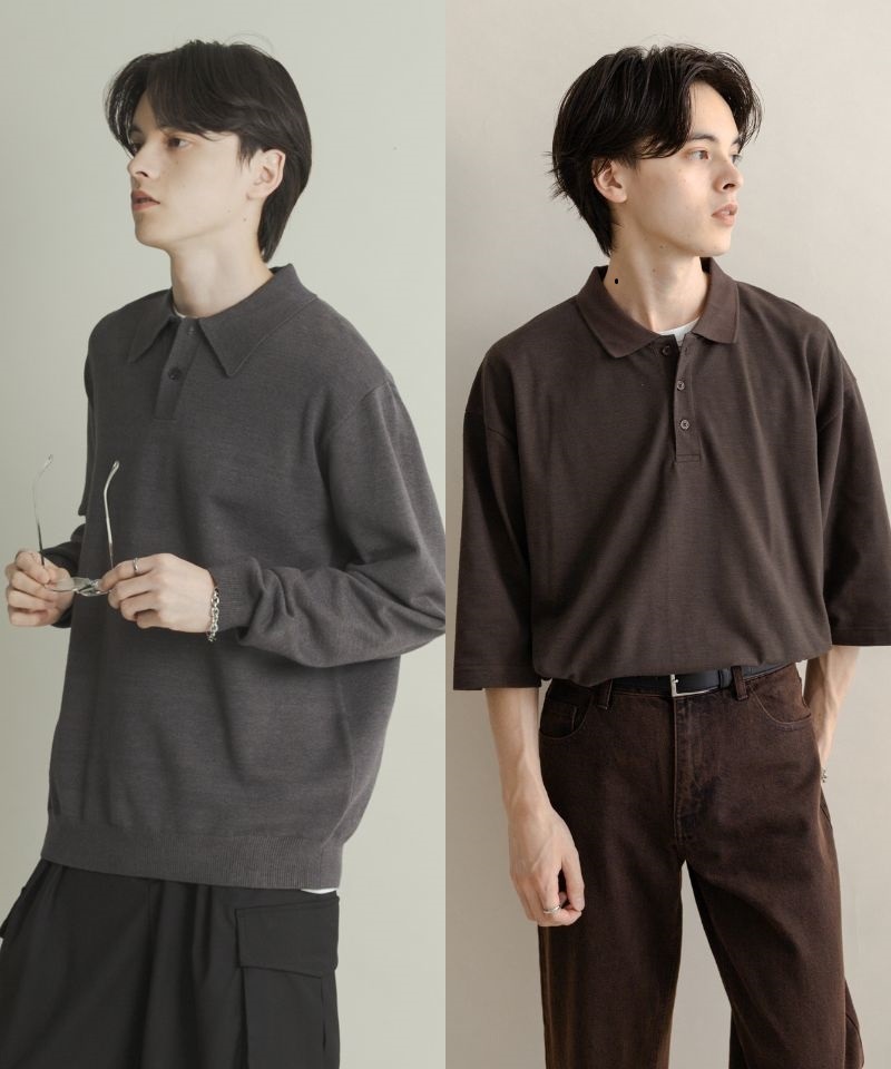 Tシャツからポロシャツへ。一枚で決まる、大人の秋スタイル。