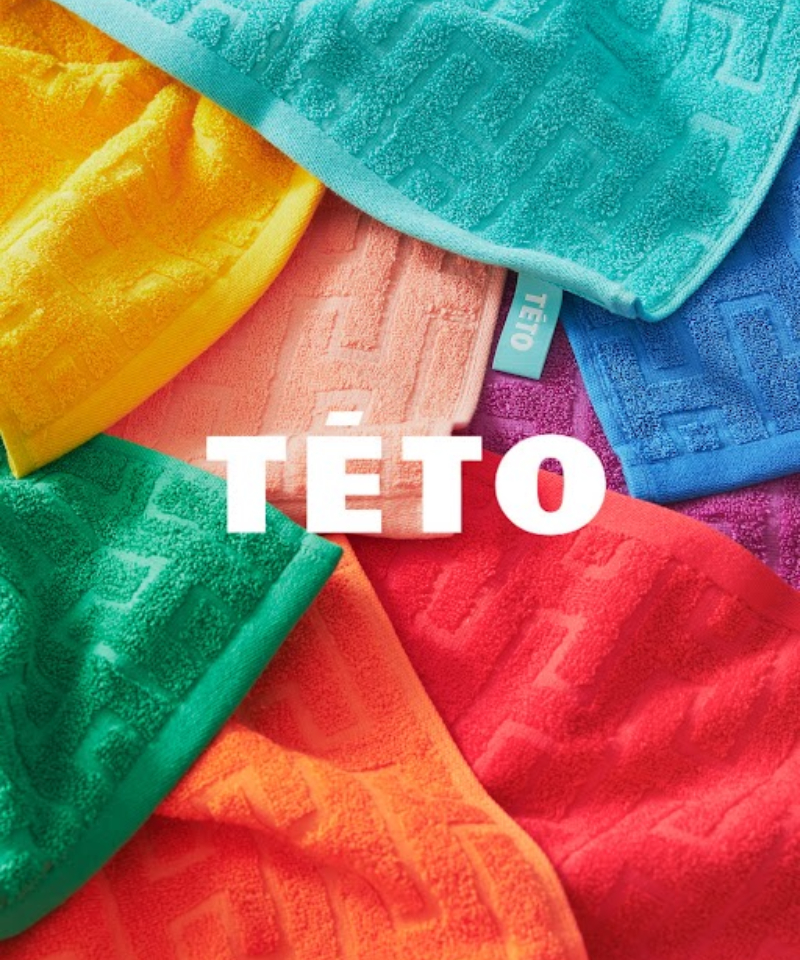 韓国で大人気のタオルブランド「TETO」のアイテムが入荷！