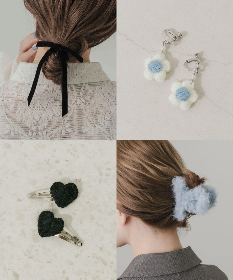 ふんわりニットに似合う。温もり素材の秋冬アクセサリー
