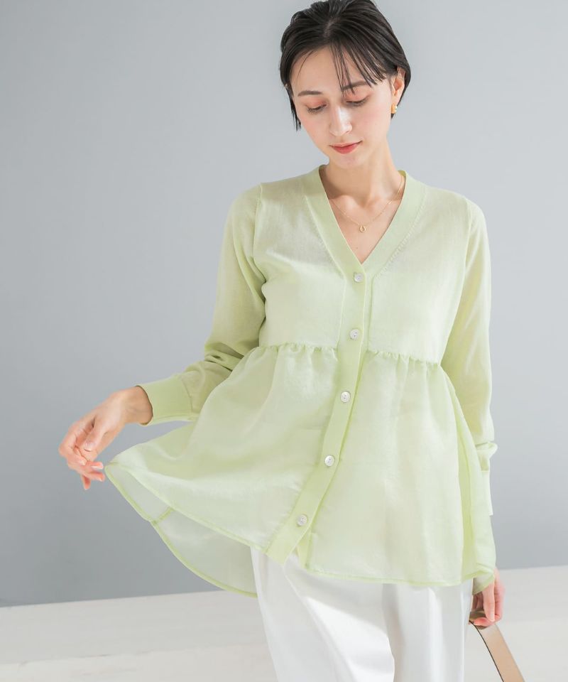 今すぐ着れる、春カラーのニット・カーディガン