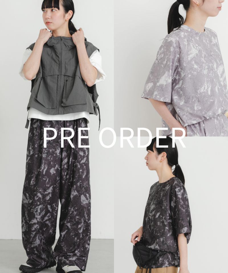 UVカット接触冷感 made in Japan モードなタイダイ柄