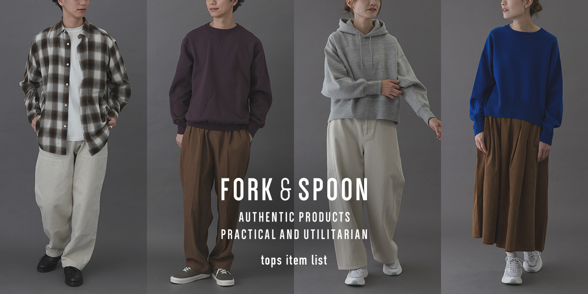 FORK&SPOON tops item list｜DOORS