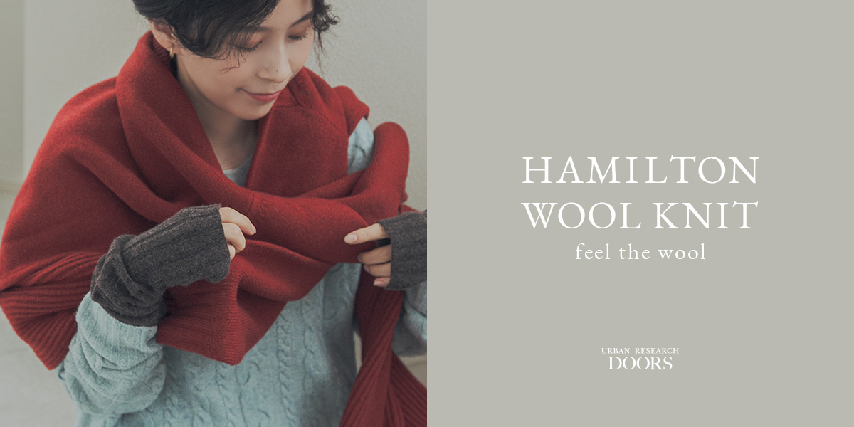 HAMILTON WOOL KNIT / feel the wool｜DOORS