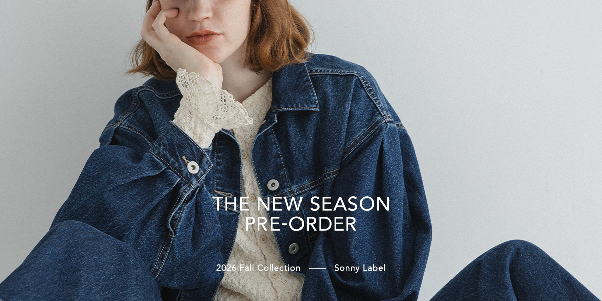 The New Season  Pre-Order｜2026 Fall Collection｜Sonny Label