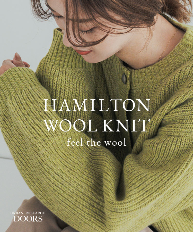 HAMILTON WOOL KNIT feel the wool｜DOORS: ｜URBAN RESEARCH公式