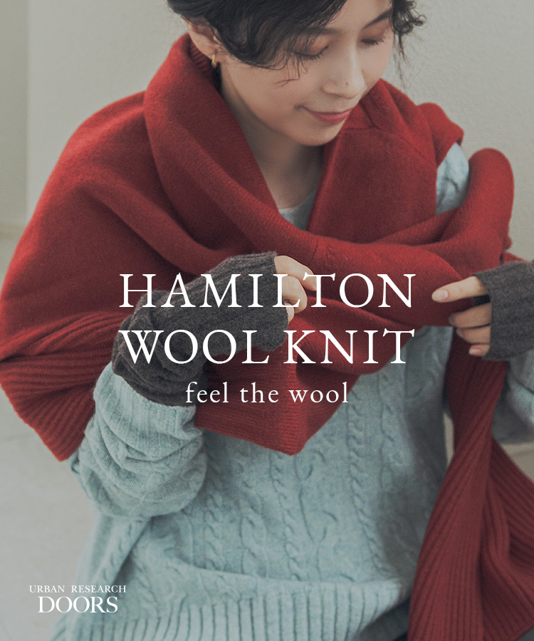 HAMILTON WOOL KNIT / feel the wool｜DOORS