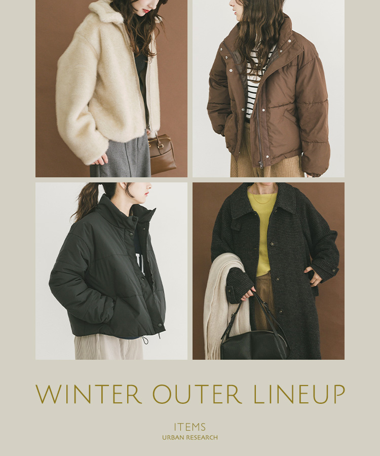 WINTER OUTER LINEUP|ITEMS