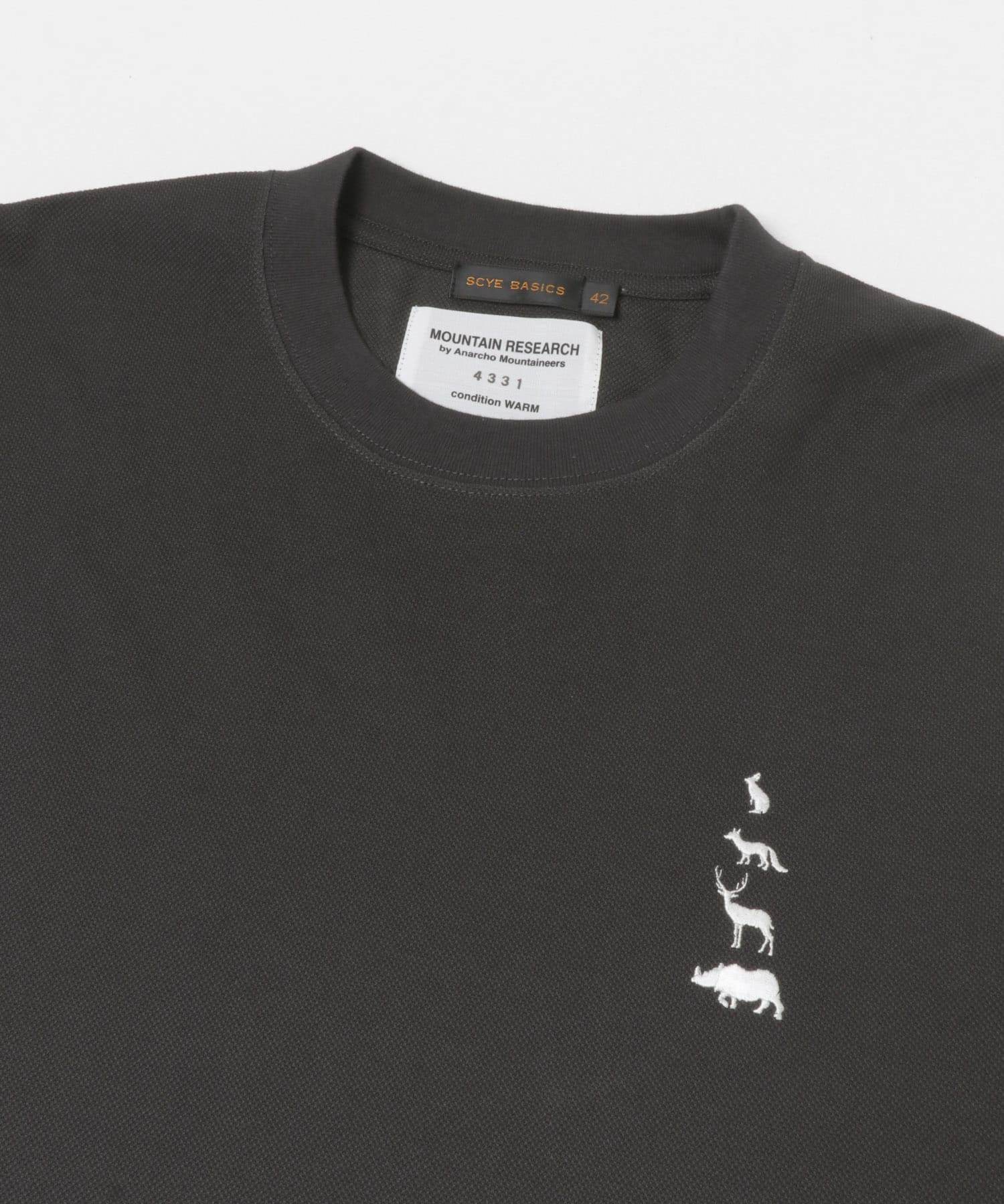 Scye　MTN/SCYA PIQUE T-SHIRTS 25 19クロ 38
