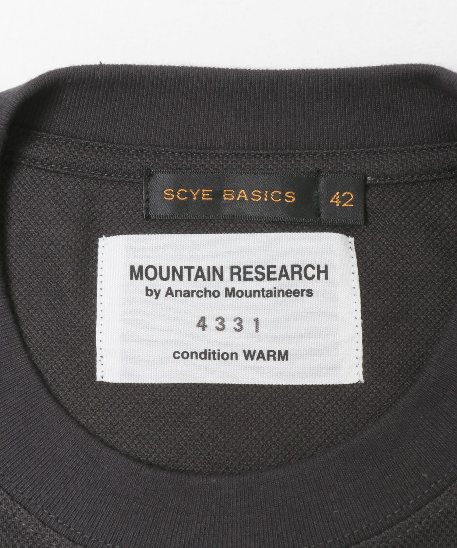 Scye　MTN/SCYA PIQUE T-SHIRTS 25 19クロ 38