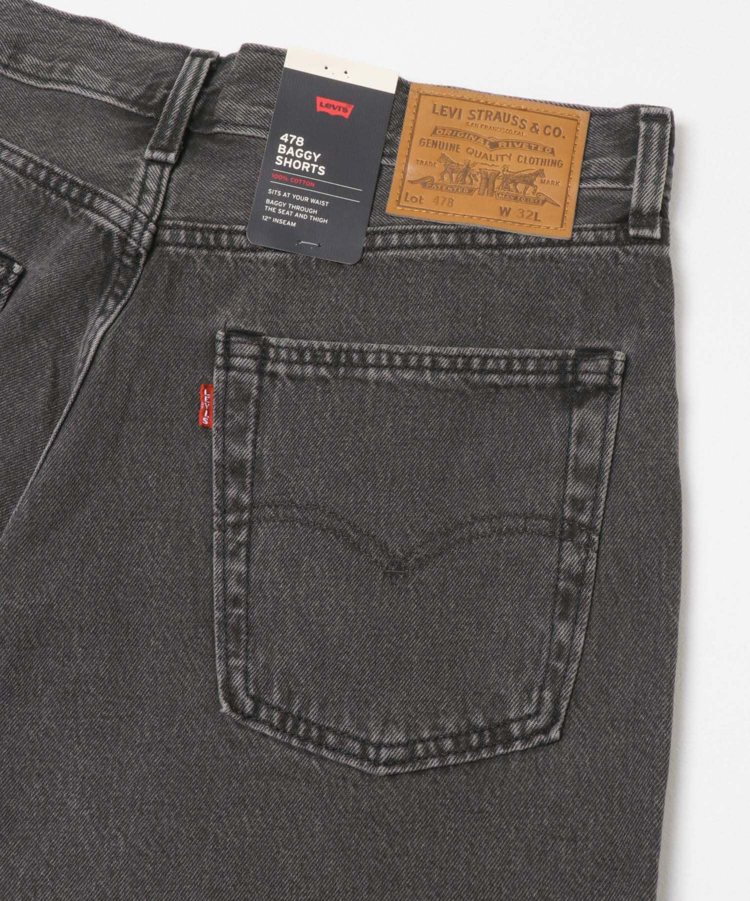 LEVI’S　478 BAGGY SHORTS OVERNIGHT 30