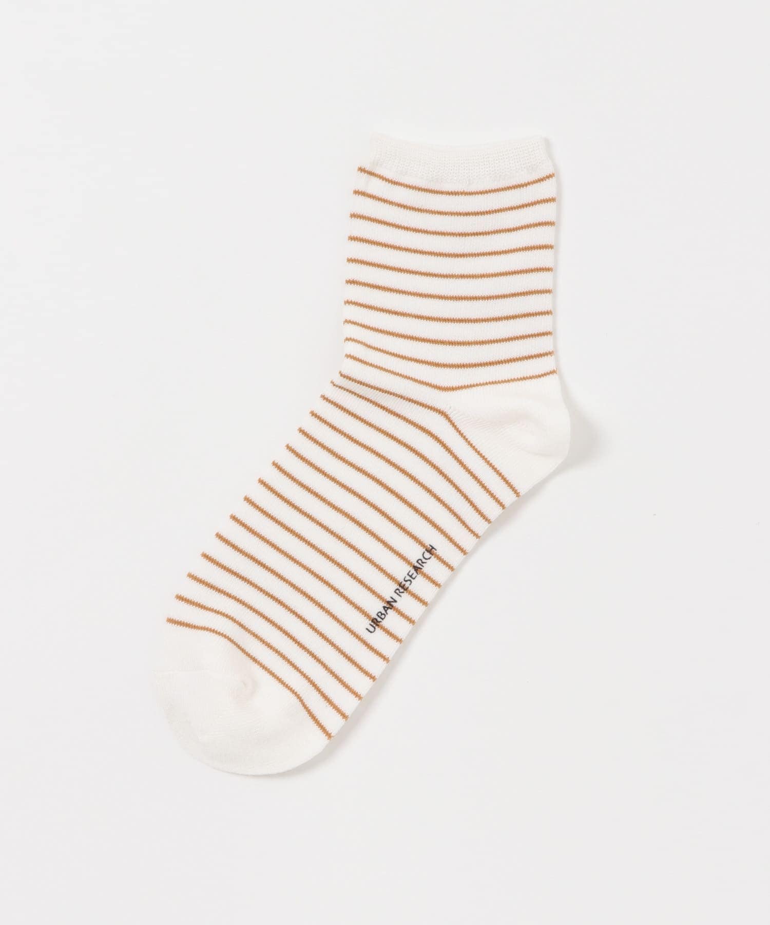 『URTECH』ボーダーソックス OFF×ORG 25-28