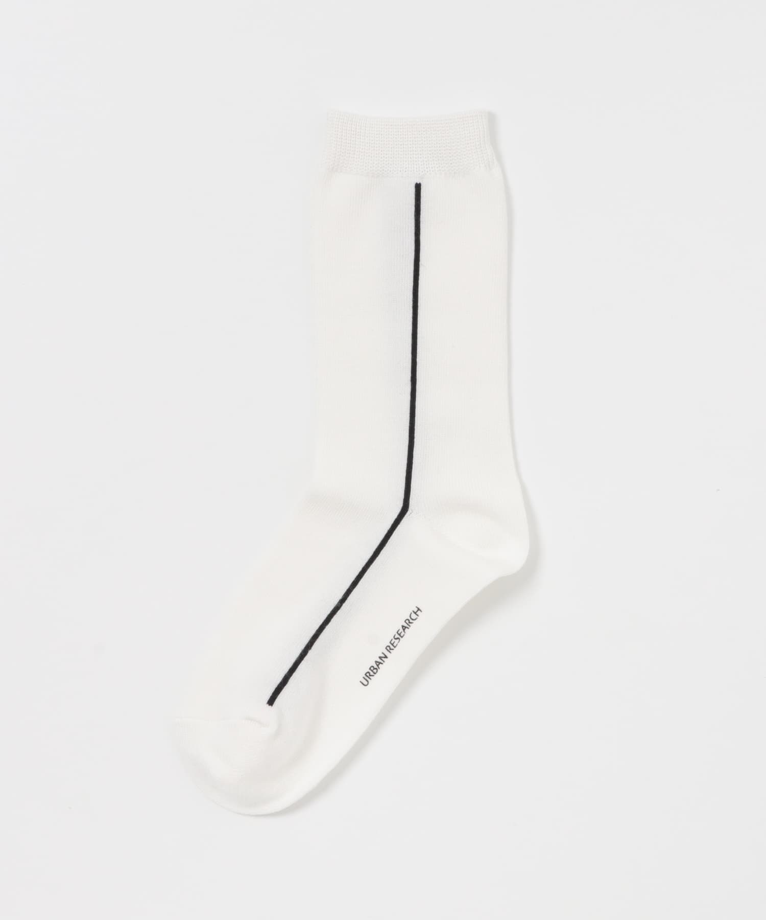 『URTECH』サイドラインソックス OFF×BLK 22-24