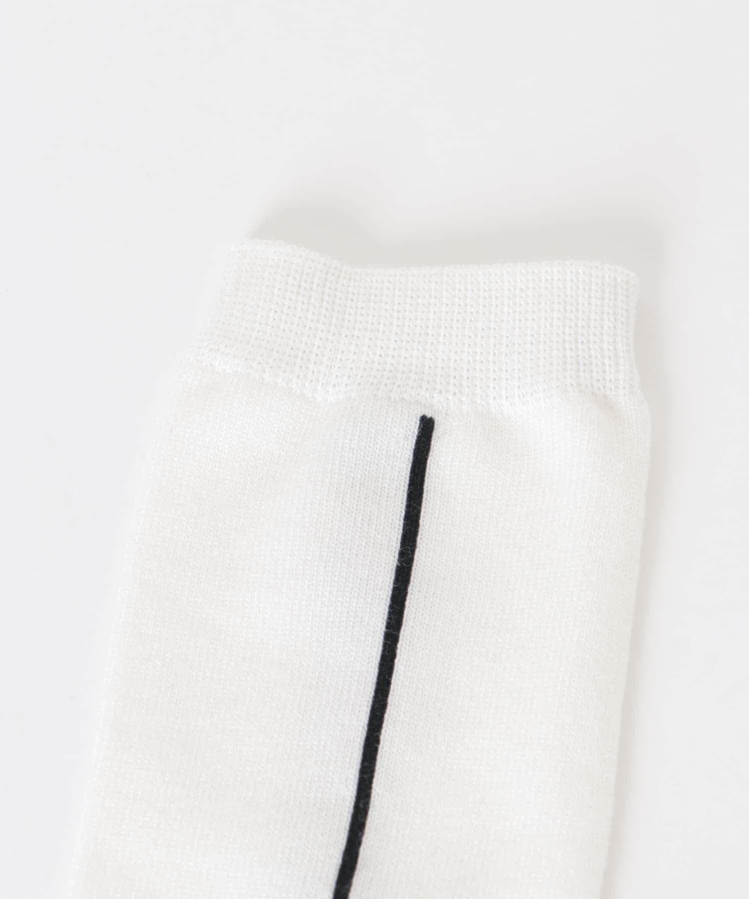 『URTECH』サイドラインソックス OFF×BLK 22-24