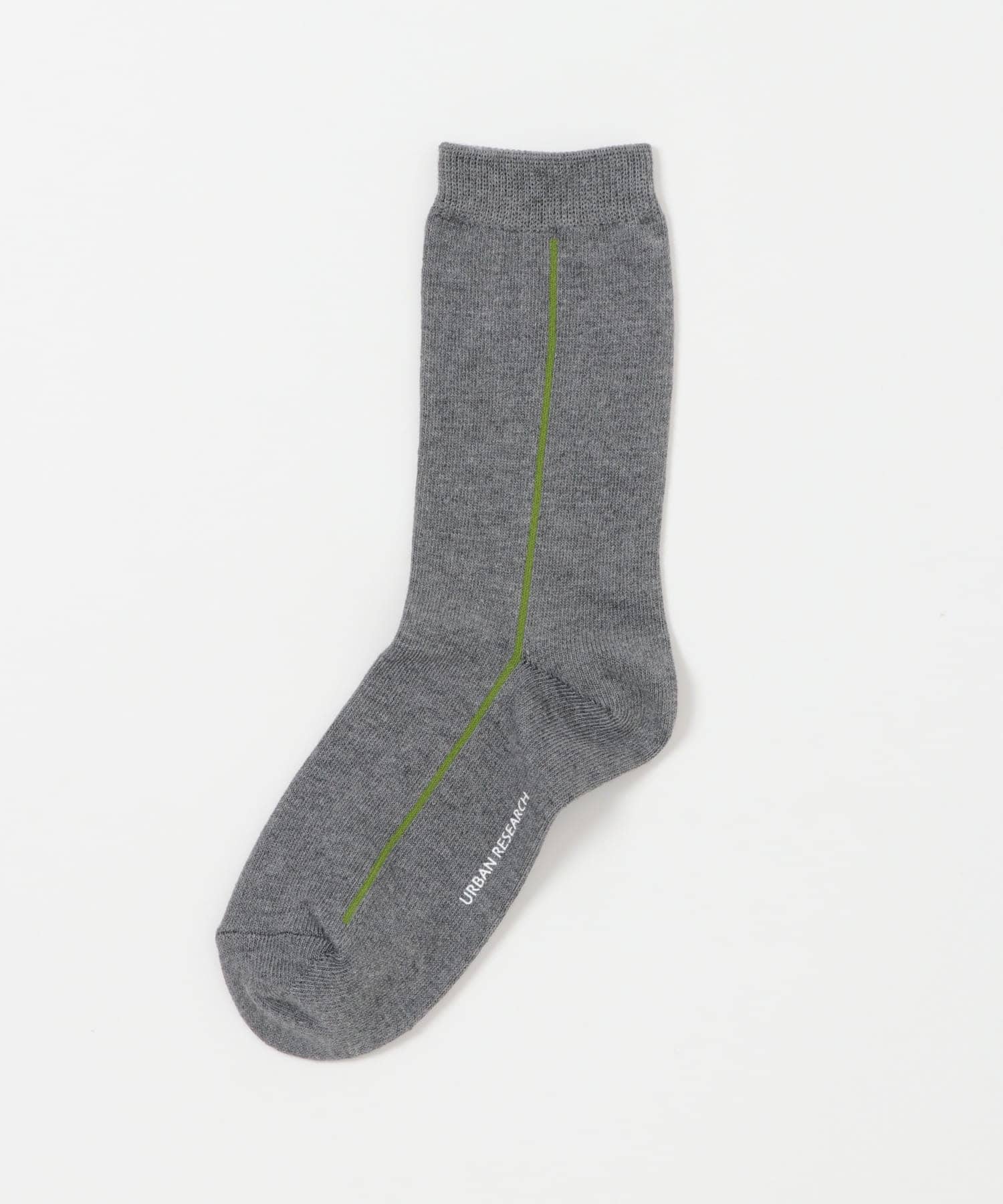 『URTECH』サイドラインソックス GRY×GRN 22-24