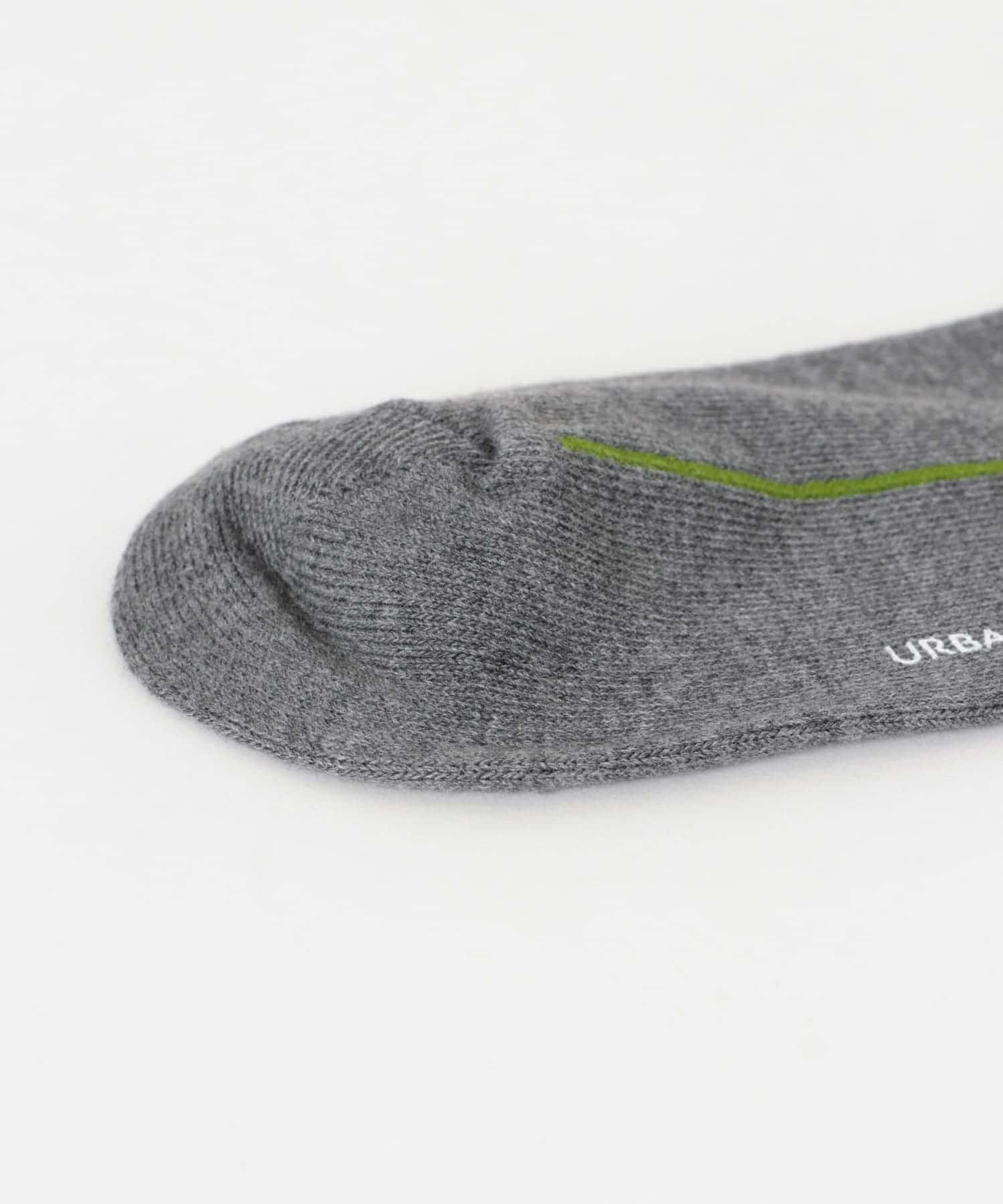 『URTECH』サイドラインソックス GRY×GRN 22-24